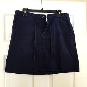 Eddie Bauer navy skirt size 10